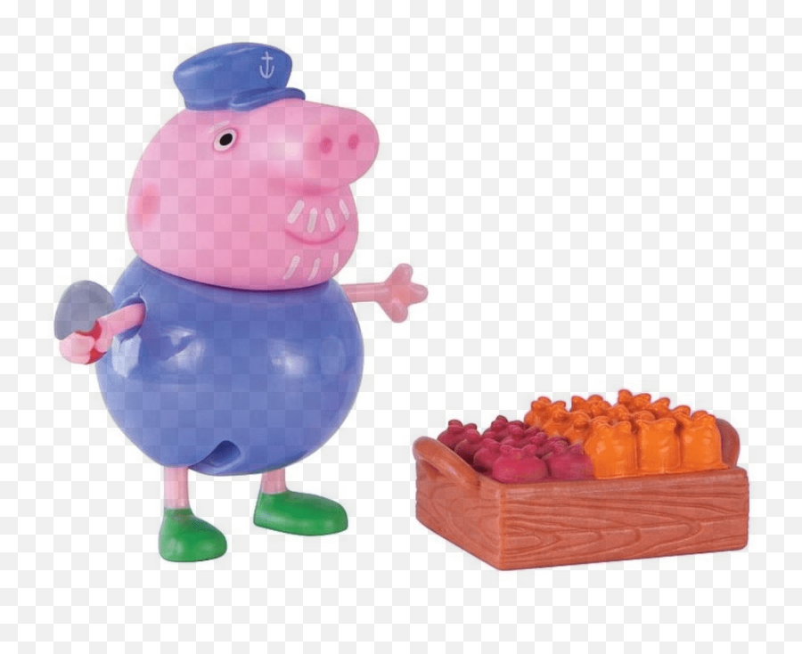 Peppa Pig Friends And Fun Articulated Mini - Figures Peppa Pig Grandpa Plgs Garden Emoji,Peppa Pig Emoji
