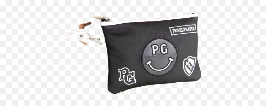 Portable Smiley Pg Golf Bag Small - Pouch Emoji,Zipper Emoticon