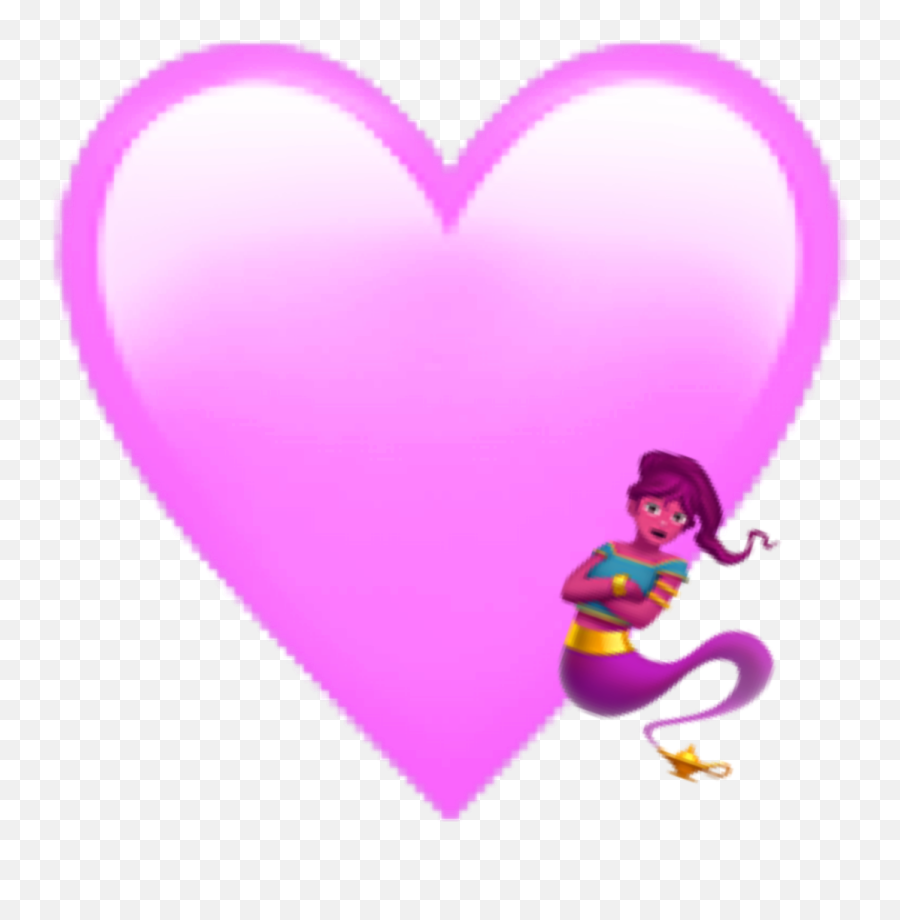 Heart Iphone Emoji Emojisticker Pink - Girly,Pinky Out Emoji