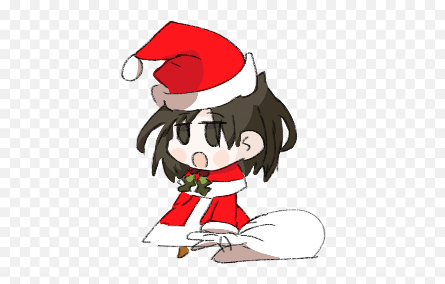 Anime Christmas Icons - Fictional Character Emoji,Steven Wright Emoji Movie