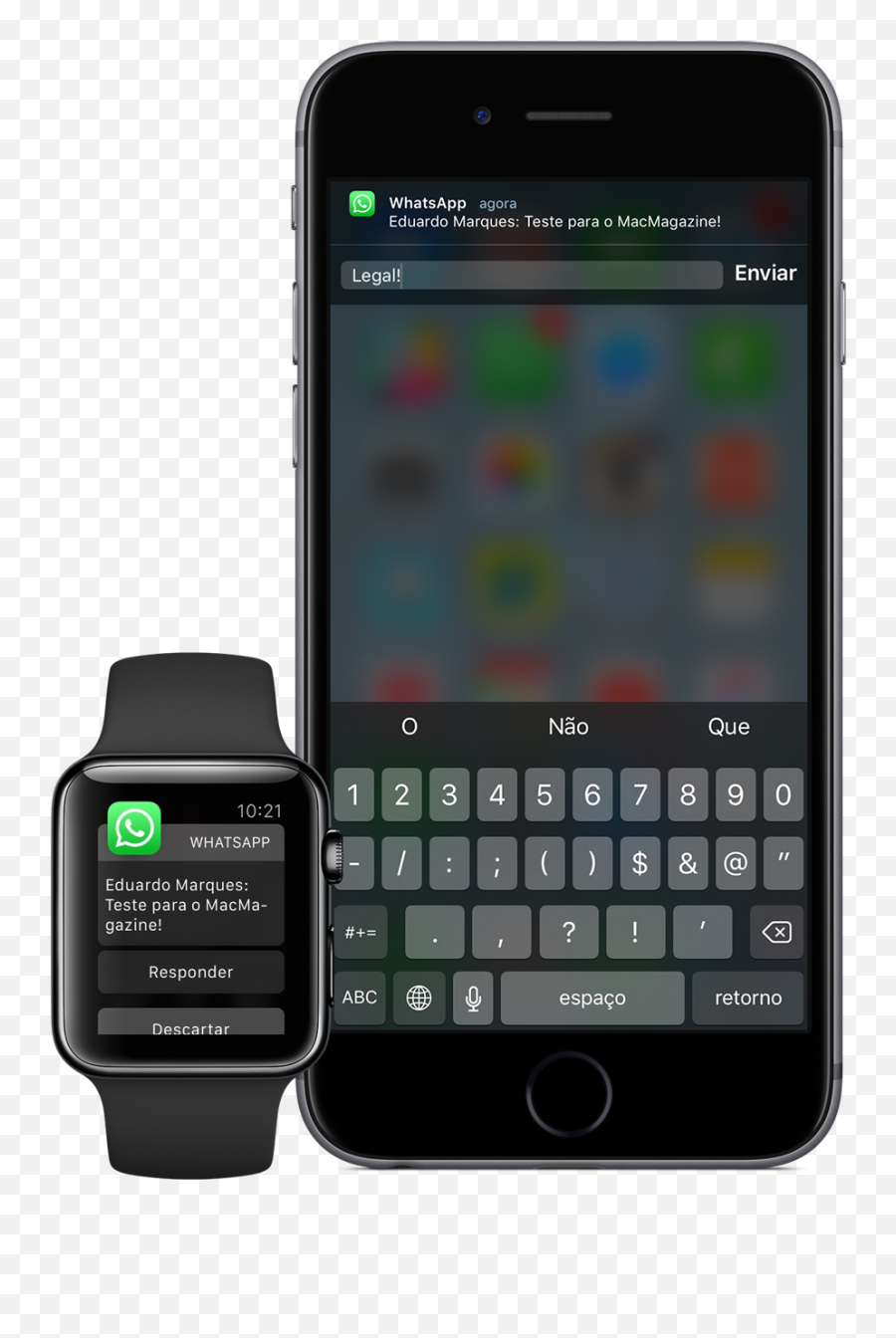 Com O Ios 9 - Apple Watch Notificações Whatsapp Emoji,Ios 9.0.2 Emoji