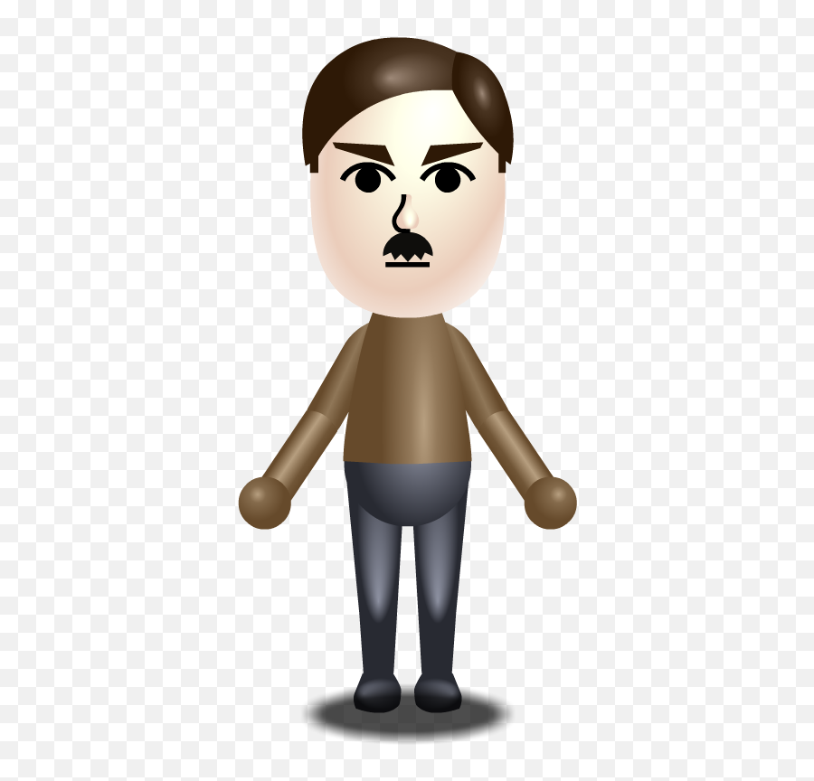Adolf Hitler - Adolf Hitler Wii Emoji,Hitler Salute Emoji