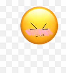 Blushing Blushing Emoji Sticker Sticker By - Happy,Blushing Emoji