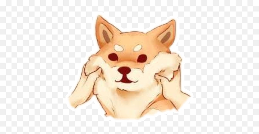 Shibe Shibainu Love Dog Life Sticker By Finn - Shiba Inu Funny Art Emoji,Shibe Emoji