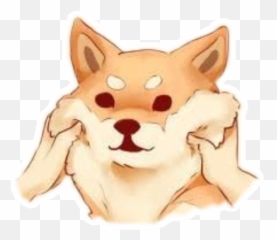 Shibe Shibainu Love Dog Life Sticker By Finn - Shiba Inu Funny Art Emoji,Shibe Emoji