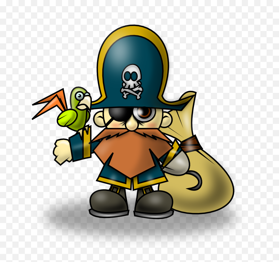 Pirate Clipart Clipartion Com 3 - Clipartix Clip Art Funny Pirate Emoji,Free Pirate Emoji