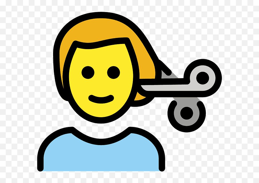 U200d Man Getting Haircut Emoji - Personne Clipart,Wechat Emoji