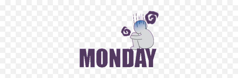 Top Monday Blues Stickers For Android U0026 Ios Gfycat - Monday Blues Animated Gif Emoji,Monday Emoji