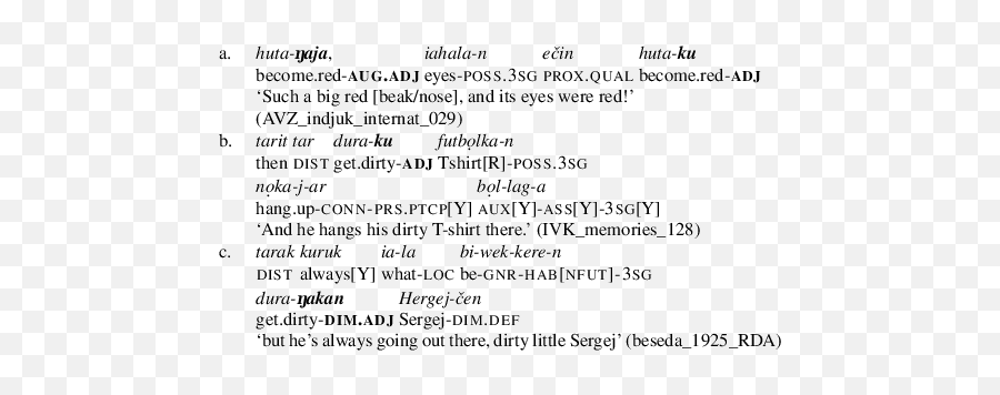 Lamunkhin Even Evaluative Morphology In Cross - Linguistic Emoji,Emotion Verbs