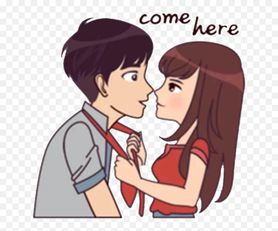 Emotions Comehere Love Lovers Sticker By Eduardo - Sticker Love Couple Png Emoji,Emotions Of Love