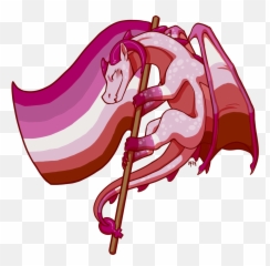 Pin - Lesbian Pride Dragon Emoji,Butch Lesbian Emojis