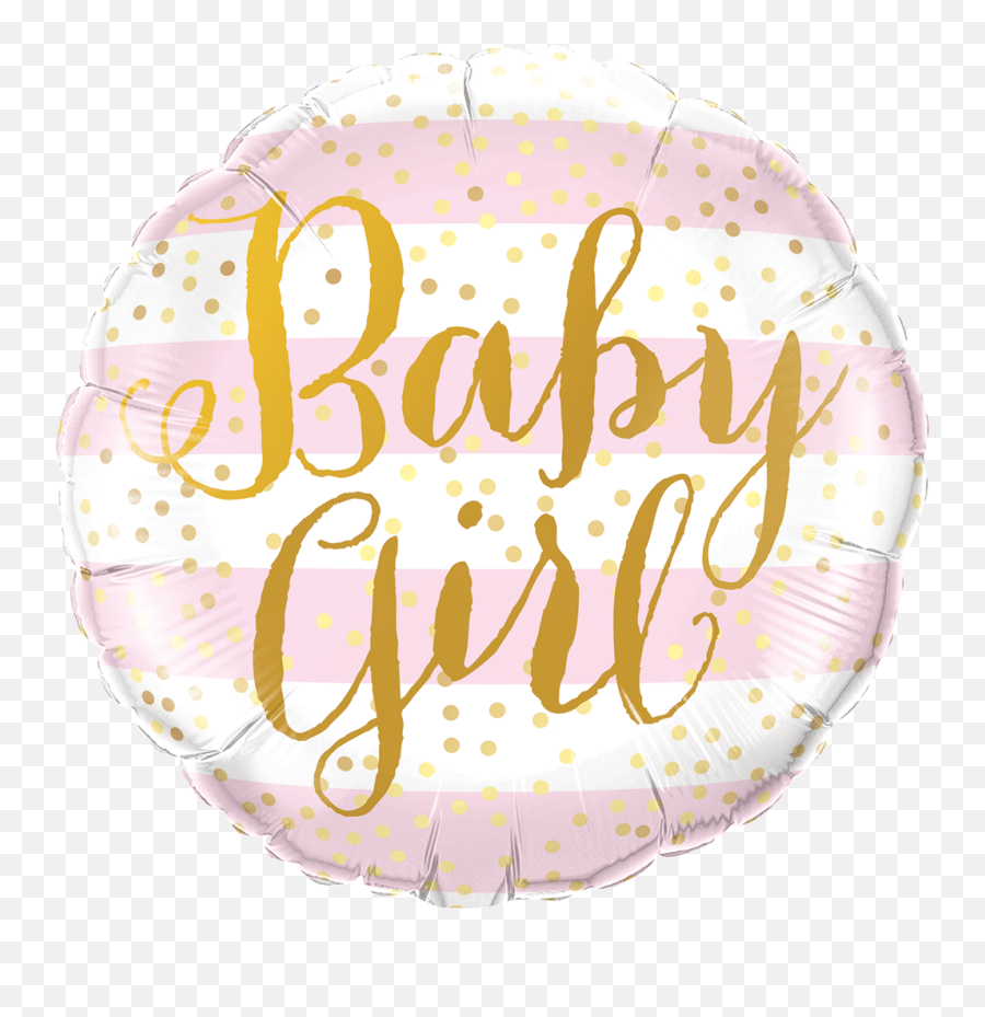 Download Baby Girl Pink Stripes Foil - Its A Girl Lufi Emoji,Baby Girl Emoji Transparent Background