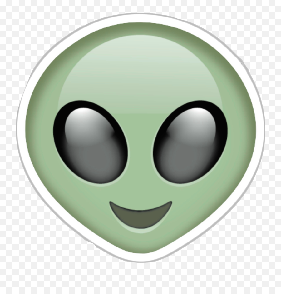 Alien Emoji Sticker - Stickers Related,Images Of Alien Emojis In Green