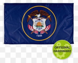 Flag Of Utah - Utah State Seal Emoji,Communist Flag Emoji