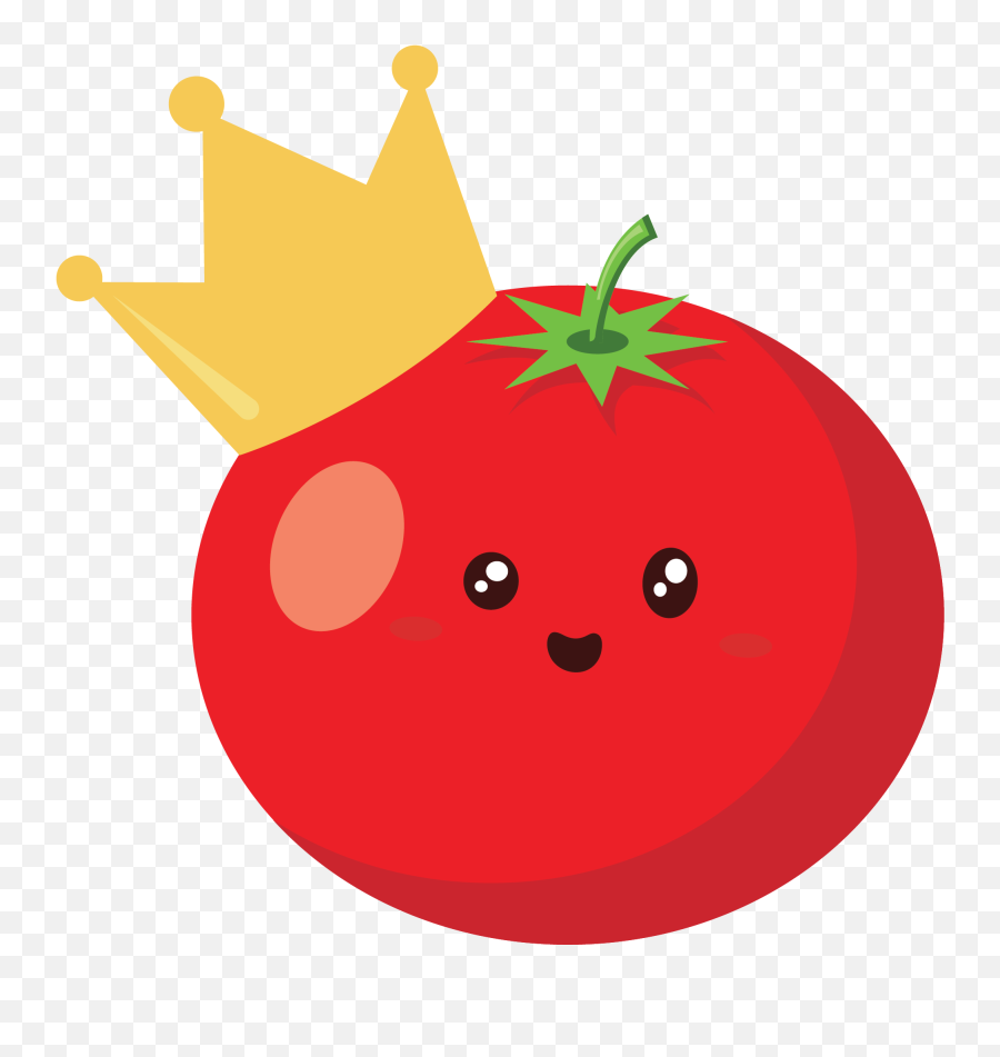 Kawaii Tomato Illustration Cute - Dot Emoji,Emotion Clipart For Kids
