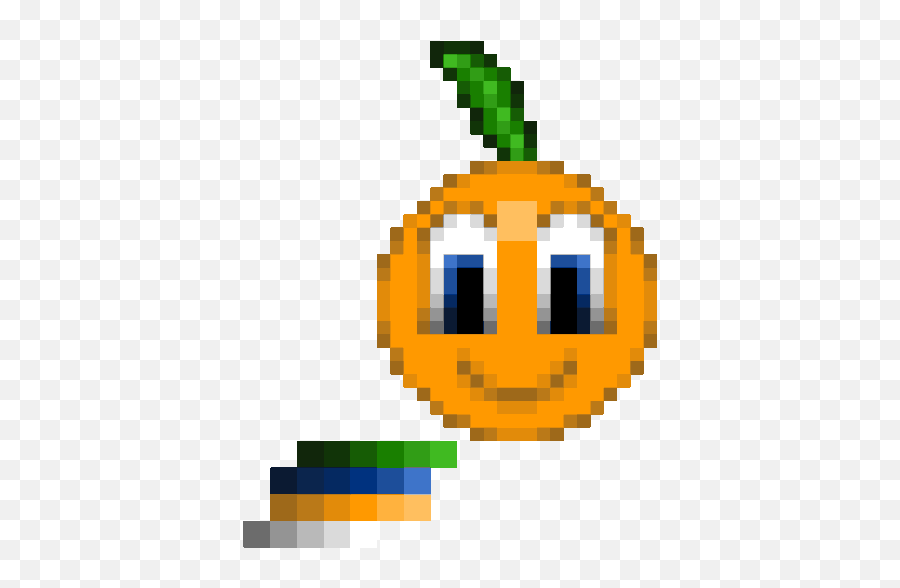 Anti - Pixel Art Naruto Sharingan Emoji,Pumpkin Emoticon Pixel