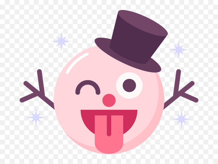 Christmas Holiday Emoji Tongue Png - Costume Hat,Tongue Out Emojis Cakes
