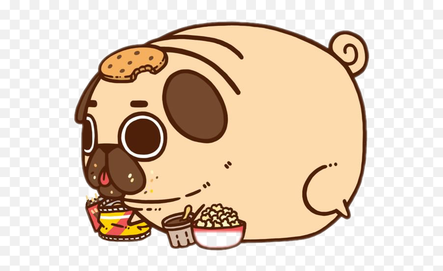 Pug Puglie Puglife Sticker - Kawaii Pug Emoji,Puglie Pug Emojis