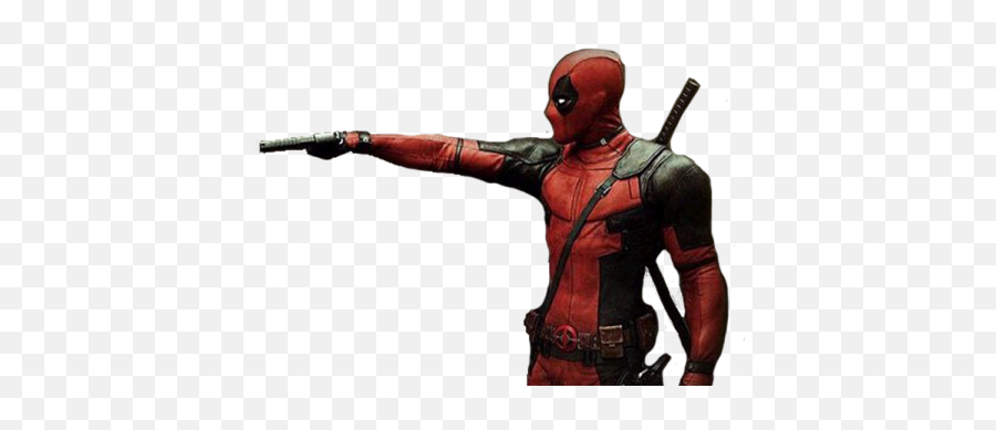 Deadpool With Gun Png Free Transparent - Deadpool Png Gun Emoji,Free Deadpool Emojis