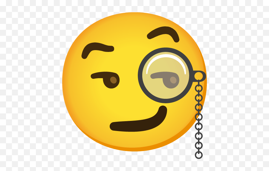 Teoriatwitter - Monocle Emoji,Why Isnt There A Usopp Emoticon