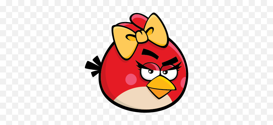 The Female Red Bird Is A Bird That Is First Seen In Angry - Angry Birds Female Red Bird Emoji,Bird Emotions