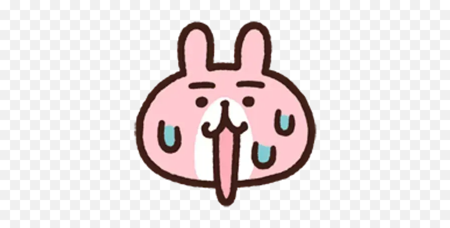 Kanahei 09 Whatsapp Stickers - Stickers Cloud Dot Emoji,Kanahei Rabbit Emoticon