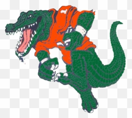 Retro Gator I Used To Make A Bumper - Gator Logo Transparent Emoji,Gator Emoji Free