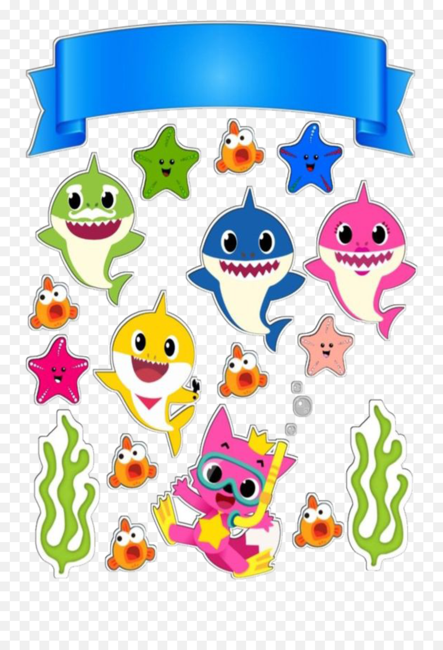 10 Lucus Bday Party Ideas Baby Shark Shark Theme Birthday - Topper Baby Shark Png Emoji,Printable Photos Of Bsby Emotions