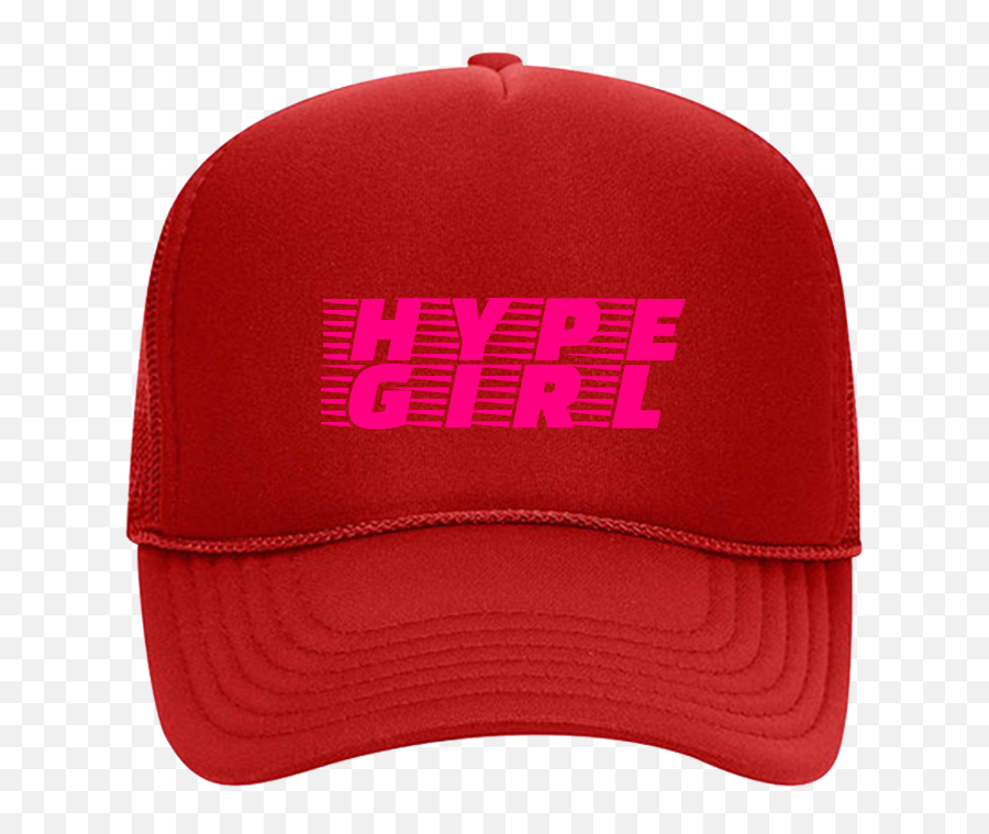 Hype Girl L Mesh Trucker Hat Only 1160 Printed - For Baseball Emoji,Emoji Icbm