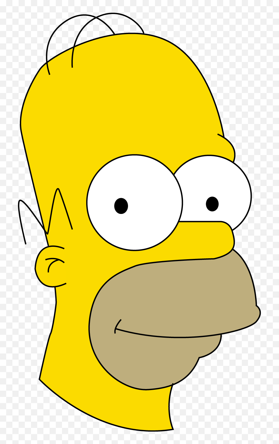 Homer Simpson Face Png Transparent - Homer Simpson Face Png Emoji,Homer Simpson Emoji
