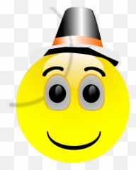 Happy Smiley Wearing Topper Svg Vector Happy Smiley Wearing Emoji,What Is The Emoticon With A Hat And Spyglass