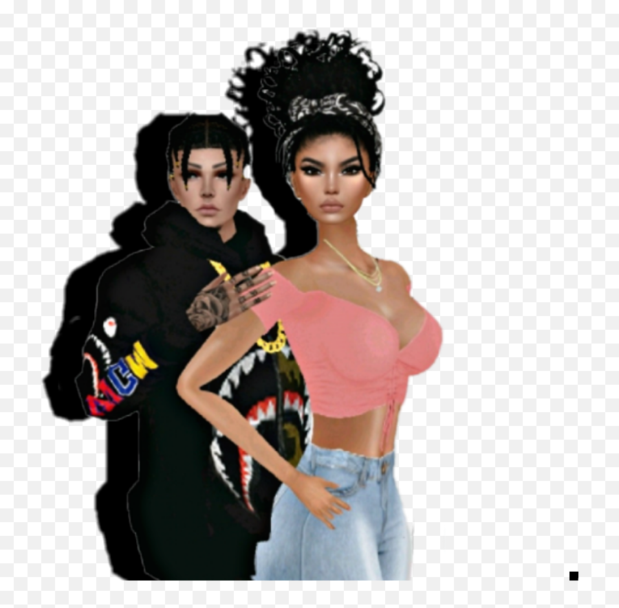 Imvu Noobs Sticker - Midriff Emoji,Imvu Emoji