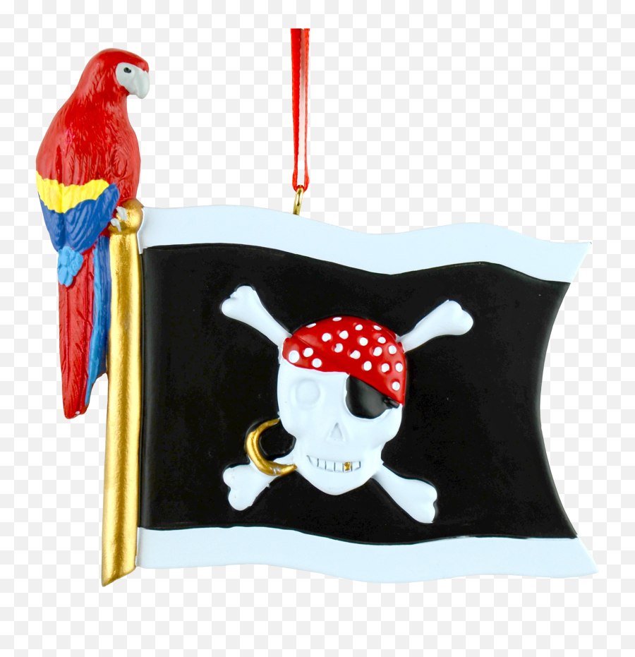 Jolly Roger Parrot Ornament Emoji,Parrot Emotion Signs