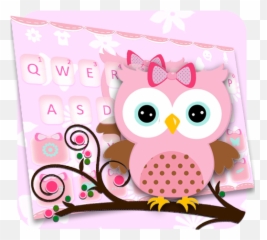 Pink Owl Keyboard Theme Apk Download - Free App For Android Girly Emoji,Rasta Emoji Keyboard