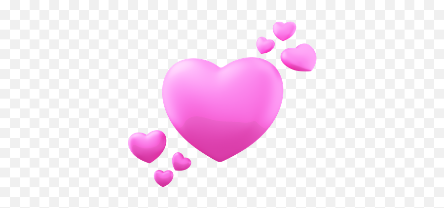 Hearts Icon - Download In Flat Style Emoji,Thiree Hhearts Emoji