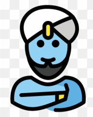 Man Genie Emoji Clipart Free Download Transparent Png,Black 'fiary Emoji