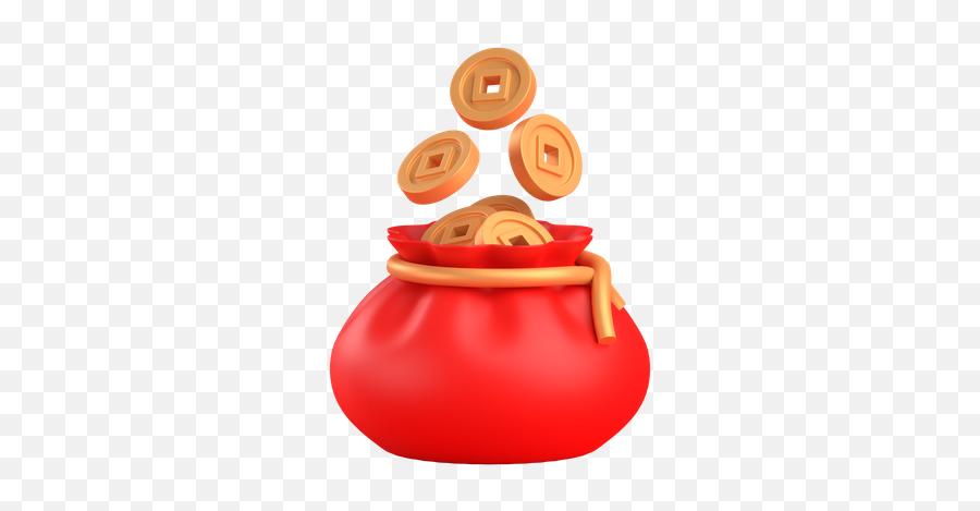 Premium Stack Of Chinese Gold Coin 3d Illustration Download Emoji,Praying In House Emojie