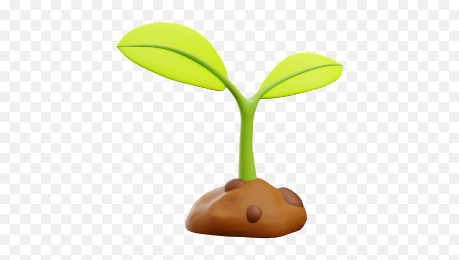Sprout Plant 3d Illustrations Designs Images Vectors Hd Emoji,Green Sprout Emoji