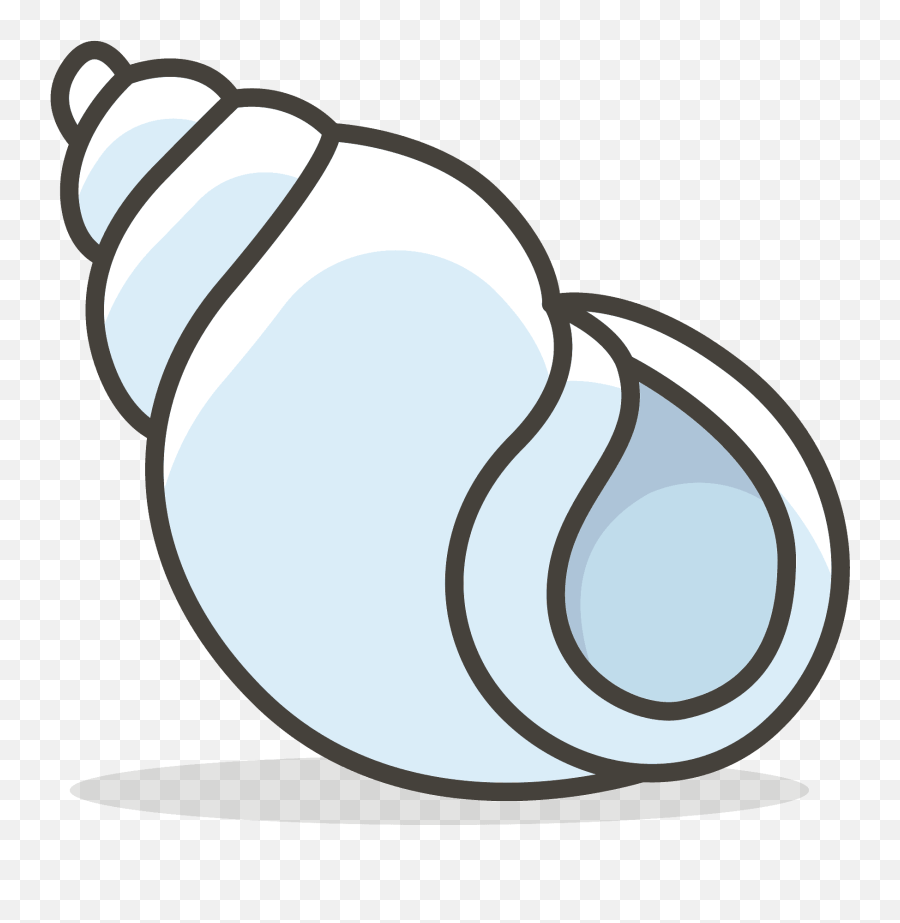 Spiral Shell Emoji Clipart - Seashell Icon Spiral,Shell Emoji