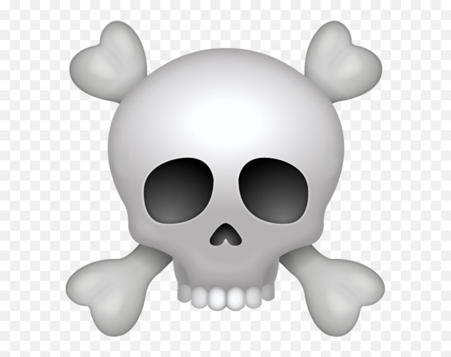 Skull Emoji Free Download Iphone - Skull Emoji Transparent,Skull Emoji