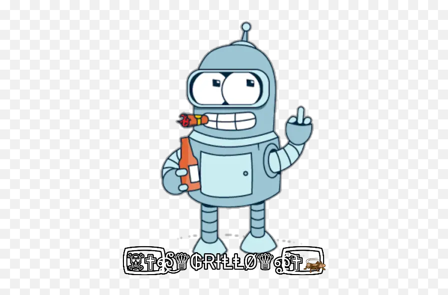 Futurama Frases Stickers Para Whatsapp - Bender Emoji,Futurama Emojis