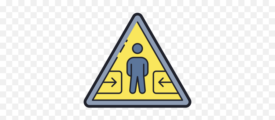 Danger Of Crushing Icon - Icon Emoji,Hazard Symbol Emoji