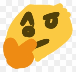 Thonk - Thonk Emote Emoji,Thonk Emoji Transparent