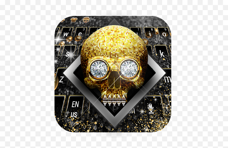 Gold Shine Skull Keyboard - Apps En Google Play Emoji,Swype Dragon Emoji