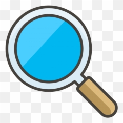 Magnifying Glass Emoji - Lupe Emoji,Magnifying Glass Emoji