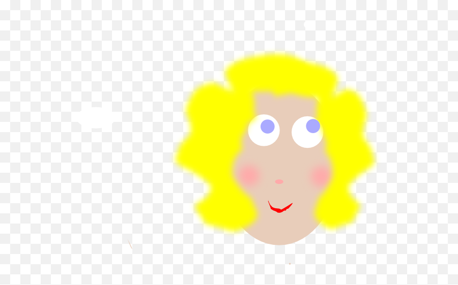 Blond Girl Clip Art At Clker Emoji,Emoticon Blond Woman