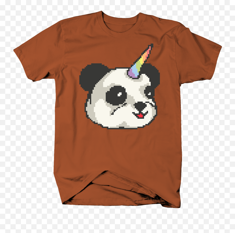 Pandacorn Rainbow Horn Panda With Retro Pixel Art Style Emoji,Red Solo Cup Emoji