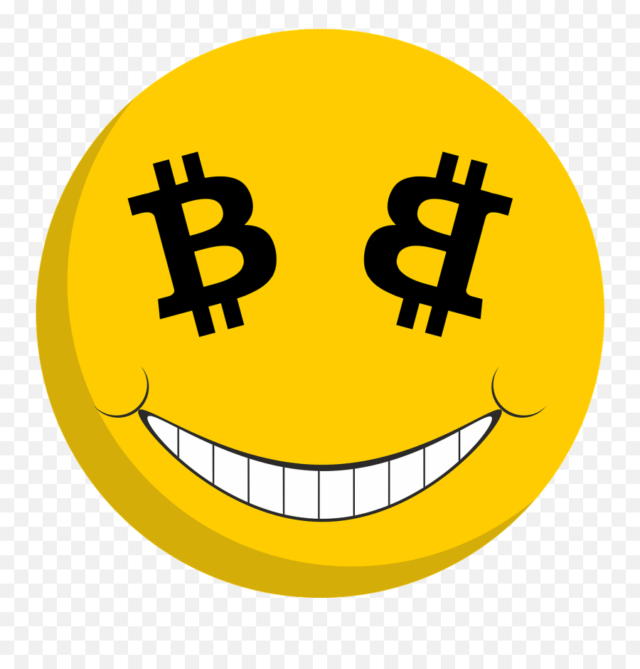Bitcoin Smiley Currency - Free Vector Graphic On Pixabay Bitcoin Cash Logo White Emoji,Money Emoji