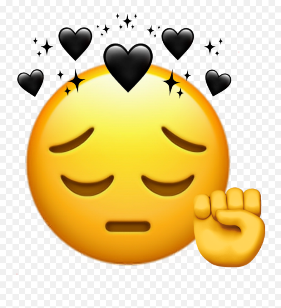 Heart Sad Emoji Iphone Sticker - Iphone Sad Emoji,Sad Emoji Meme