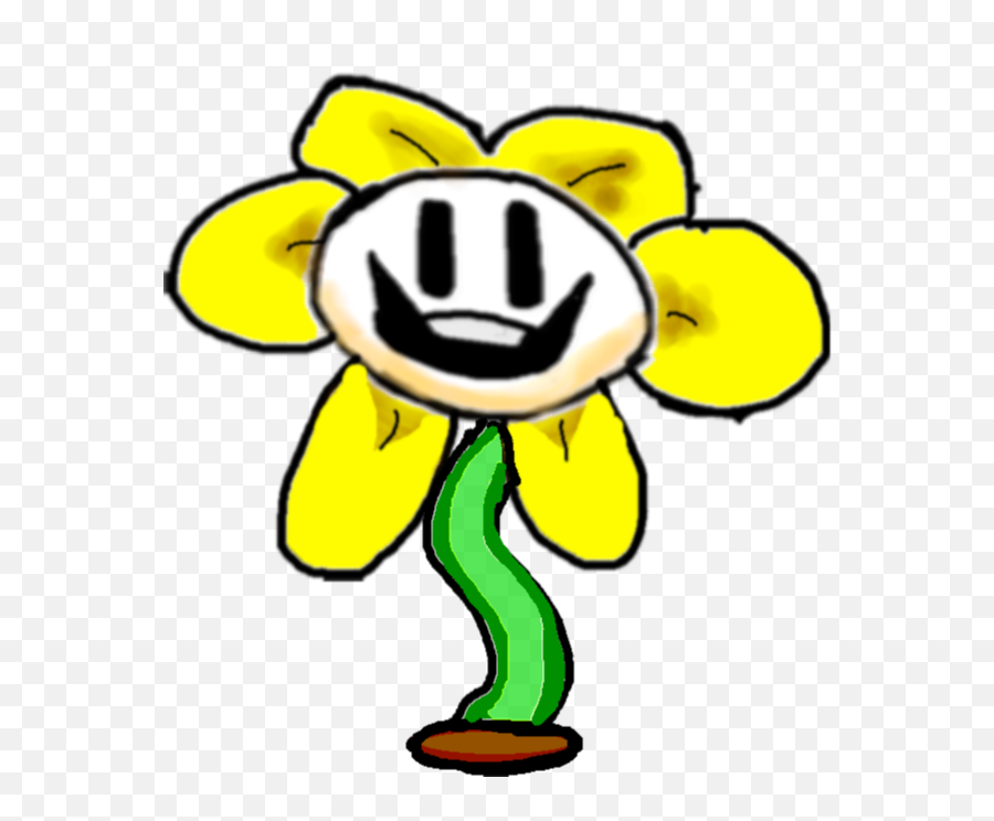 How To Draw Undertale 1 - Happy Emoji,Flowey Emoticons